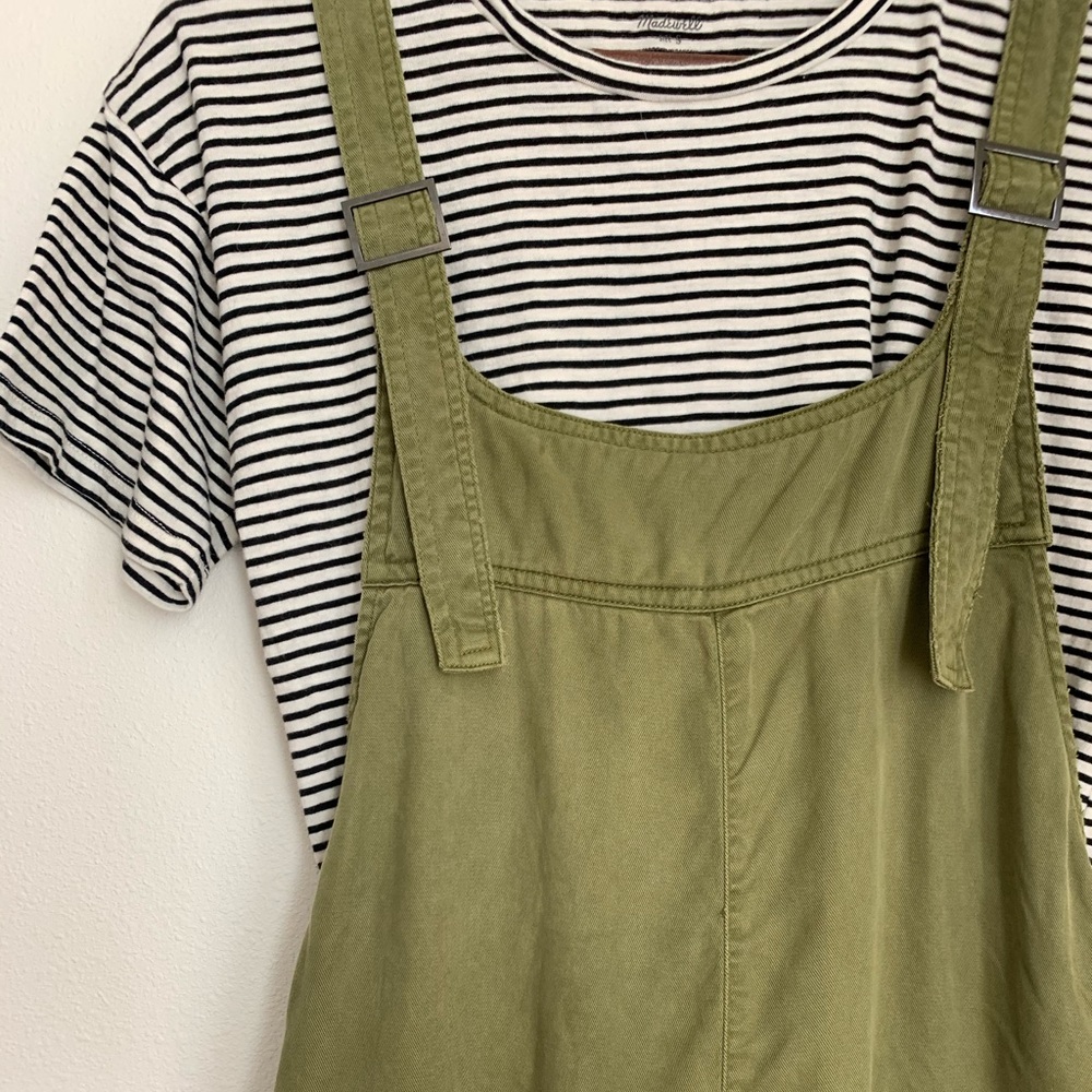 Soft Green Overalls